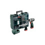 Шуруповерт-дриль акумуляторний MetaboPowerMaxx BS Basic, 10.8V 2х2Ач, 17/34Нм, 0-360/0-1400об/хв, 0.95кг