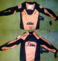 Мотокуртка KTM (текстиль) (size: M, чорно-помаранчева)