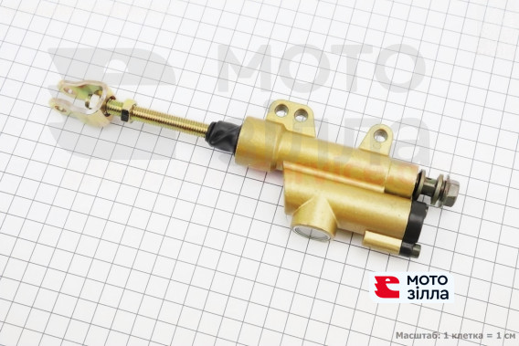 ТОРМОЗНОЙ цилиндр главный задний МОТОциклы / ATV (крепление: min=40мм; max=51мм) тип 4 желтый