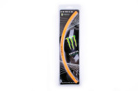 Наклейка   на колесо 17   MONSTER ENERGY   (оранжевая, светоотражающая)   (#6061)