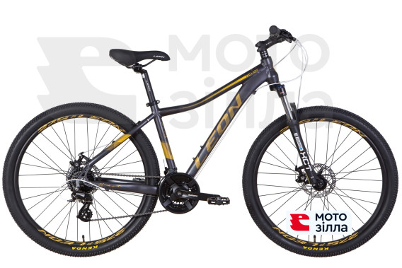 Велосипед 27.5" Leon XC-LADY SE AM Hydraulic lock out DD 2022 (антрацитовий із золотим (м))