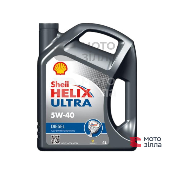 Олива моторна Shell Helix Ultra Diesel 5W-40, 4л 31-00011