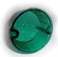 Скло поворота ЯВА 350 (зелене) DVK
