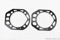 Прокладка головки цилиндра R180NM-80мм, к-кт 2шт (вн. кольцо с выступом)