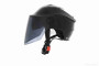 Шлем открытый  "DAVID"  (#309, с регулятором размера L-XXL, очки, black), тонированный визор