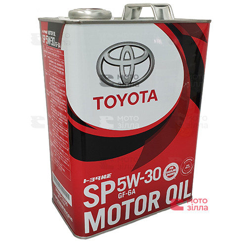 Масло моторное 4Т TOYOTA Synthetic Motor Oil SP/GF6A, 5W-30 (Japan) 4л