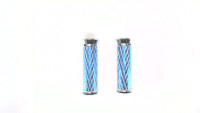 Ручки руля   (алюминиевые синие)   EVO-2