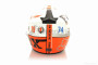 Шлем кроссовый  "FOX"  (#CH-202, S, White-orange  +очки)