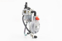 Газовий карбюратор LPG (пропан-бутан) для генераторів 1,6-3кВт (механізм важільний) з перемикачем та краном зливу Тип №3 (168F)