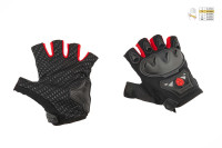 Перчатки без пальцев   (mod:MC-29D,size:M, красные)   SCOYCO