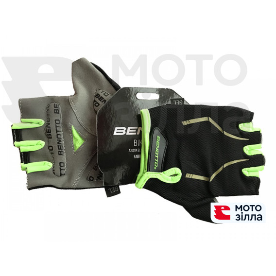 Перчатки открытые Benotto TK-40 (Green) (Размер перчаток: L) 34-00632