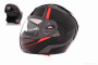 Шлем трансформер  "VLAND"  #158, XS, Black/Red