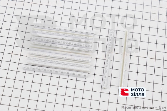 Світловідбивачі на спиці 5х75мм, 12шт к-кт, сірі JY-1201