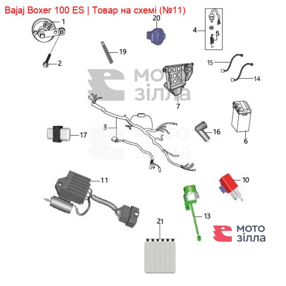 Регулятор напруги Bajaj Boxer JZ402002