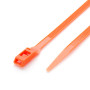 Стяжка кабельная с низким профилем замка 8x400 оранж (100шт) APRO