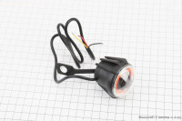 Фара додаткова світлодіодна вологозахисна - LED лінза з обідком 