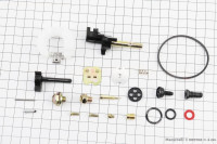 Ремонтный комплект карбюратора, 21 деталь+поплавок 168F/170F