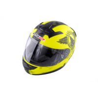 Шлем-интеграл   (mod:FF352) (size:XL, лимонный,  FAN)   LS-2
