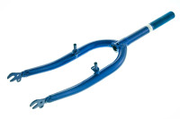 Вилка велосипедна жорстка (c кріпленням V-brake, 22) (синя) DS mod A