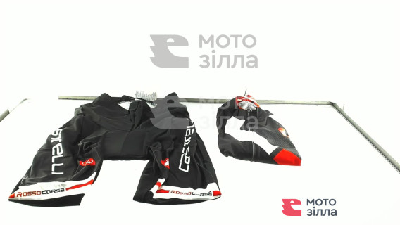 Велокостюми (чорно-червоний, size: XL)