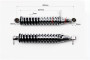 Амортизатор задній 320мм*d50мм (втулка 10мм / втулка 10мм) з важелем регул., хром к-кт 2шт