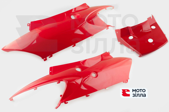 Пластик Zongshen F1, F50 задня бічні пара (червоний) KOMATCU