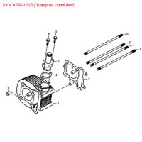 Натягувач ланцюга ГРМ SYM Crox, Jet, SYMPHONY, X-Pro 14520-GY6-9012