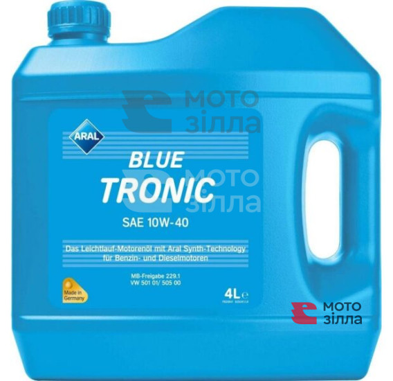 Масло моторное Aral BlueTronic 10W-40 4л