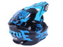 Шлем MD-902 черный с голубым size ХS - VIRTUE