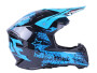 Шлем MD-902 черный с голубым size ХS - VIRTUE