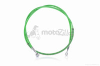 Шланг гальмівний гідравлічний армований, 1300mm, зелений 022547