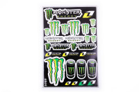 Наклейки (набор)   спонсор   MONSTER ENERGY   (30х45см)   (#5989A)