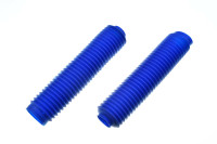 Гофры передней вилки (пара)   универсальные   L-330mm, d-40mm, D-55mm   (синие)   MZK
