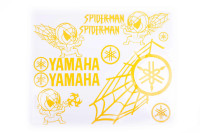 Наклейки (набор)   декор   YAMAHA SPIDER   (35х28см, желтые)