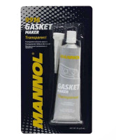 Герметик 85г (силіконовий, Вулканізуючий) (9916 Gasket Maker Transparent) MANNOL