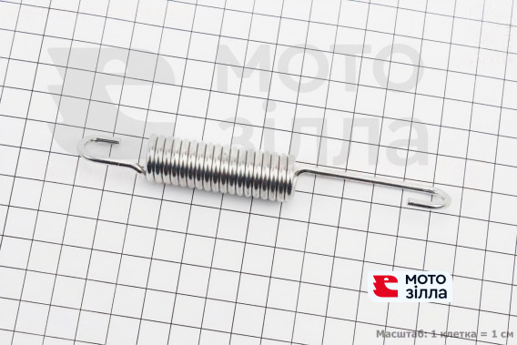 Пружина підніжки бічна (?L124мм, D16мм, 18 витків)