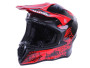 Шлем MD-902 черный с красным size ХS - VIRTUE
