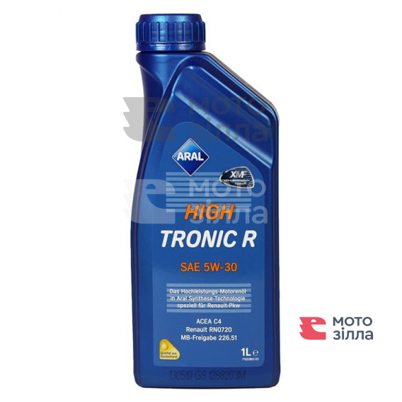 Масло моторное автомобильное Aral HighTronic R 5W30 4Т 1л