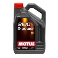 Масло моторное синтетическое автомобильное 5л (10W-60, 8100 X-POWER) MOTUL (#106144)