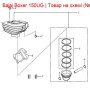 Кольца поршневые, комплект Bajaj Boxer 36PF0116