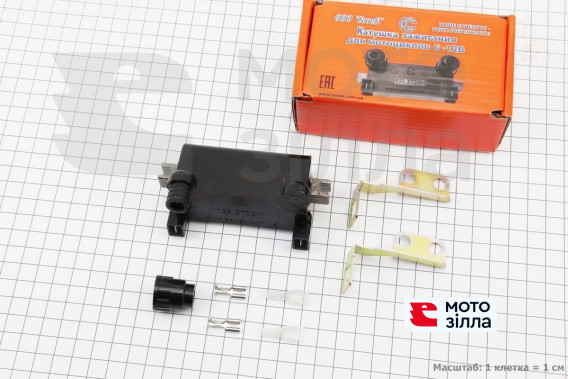 Котушка для мікропроцесорного запалення 135.3705М 6-12V Планета, з кріпленням