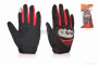 Перчатки мото  "AXIO"  #AX-01, M, красные, сенсорный палец