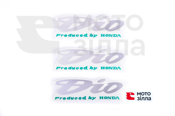 Наклейки (набір) Honda DIO (12х4см, 3шт) (1160)