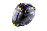 Шлем-интеграл   (mod:FF352) (size:XXL, черно-желтый, ROOKIE ATMOS)   LS-2
