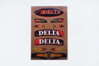 Наклейки (набір) Delta (33х22см, бронзові) SEA