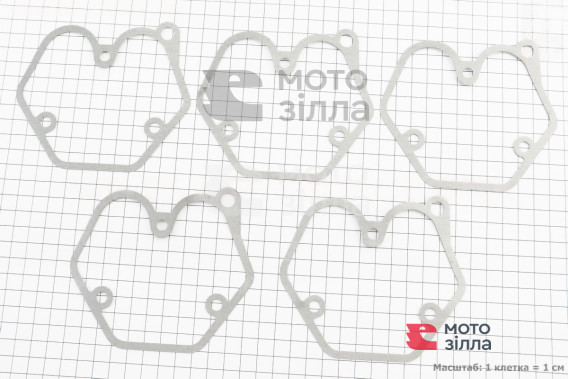 Прокладка крышки головки цилиндра (клапанов) 186FA ZUBR 3отв., к-кт 5шт