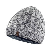 Шапка водонепроницаемая Dexshell Heathered Rib Knit Beanie, onesize (56-58 см), бело-серая