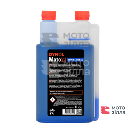Масло моторное DYNOL Moto 2T 1л