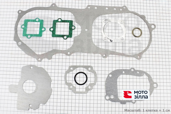 Прокладки двигуна Yamaha JOG90сс-50мм, к-кт 9 деталей