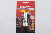 Лампа BA20D (2 уса)   12V 35W/35W   (хамелеон радужный)   (блистер)   TAKAWA   (mod:A)